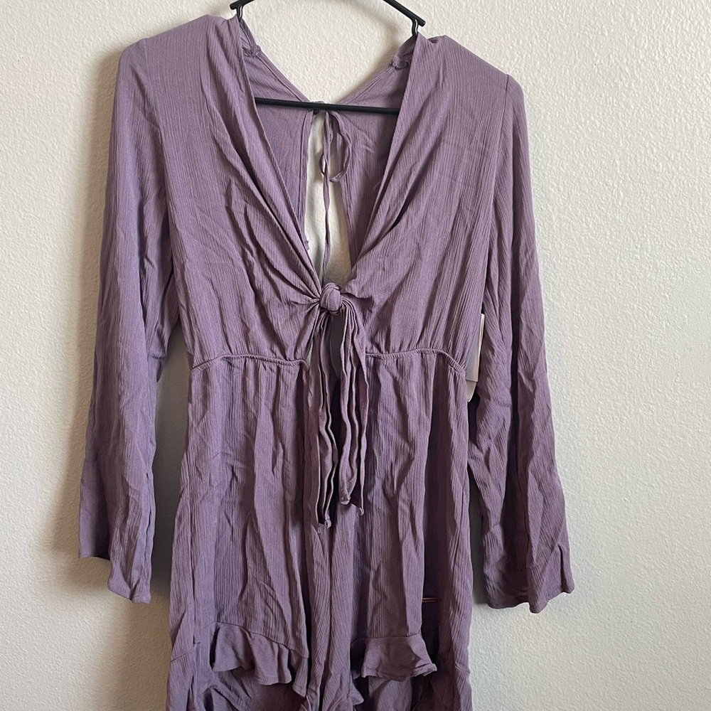 Purple romper